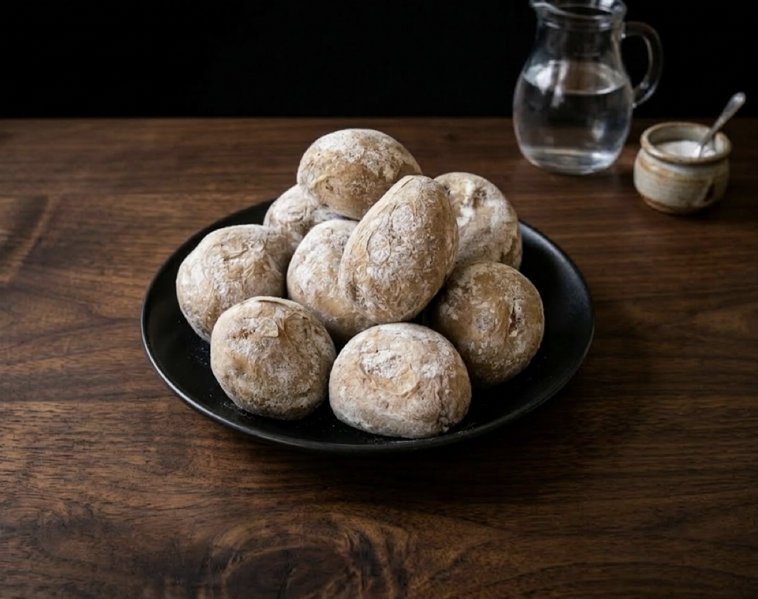 Patatas Arrugadas con Ajo y Perejil